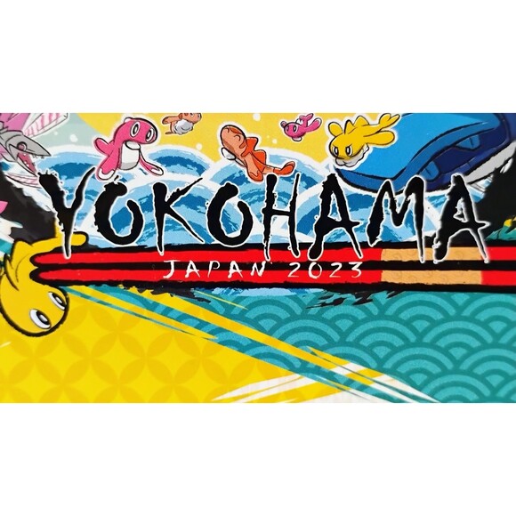 2023 POKEMON WORLD CHAMPIONSHIPS YOKOHAMA JAPAN SWAG LOT PIN COIN & PROGRAM - Picture 7 of 10